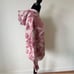 Lululemon All Yours Hoodie Marmoleado Tie Dye Brier Rose Pink Fleece EUC Size 4