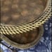 Vintage Heavy Duty Metal Dinning Table Trays With Stand Decor Multipurpose