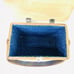 Vintage 1950s Wood Box Handbag Purse Handpainted Handle Architecture Fairfax VA