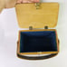 Vintage 1950s Wood Box Handbag Purse Handpainted Handle Architecture Fairfax VA