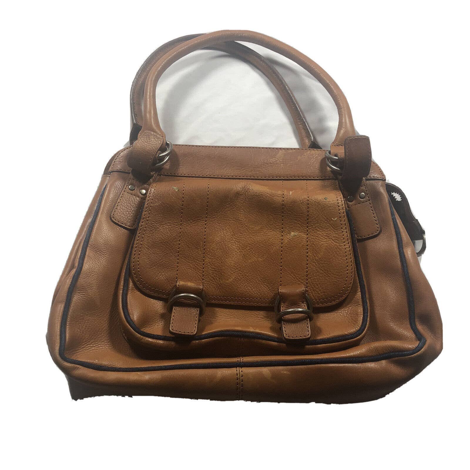 MARC JACOBS Tan Leather Large Handbag/Satchel Bag