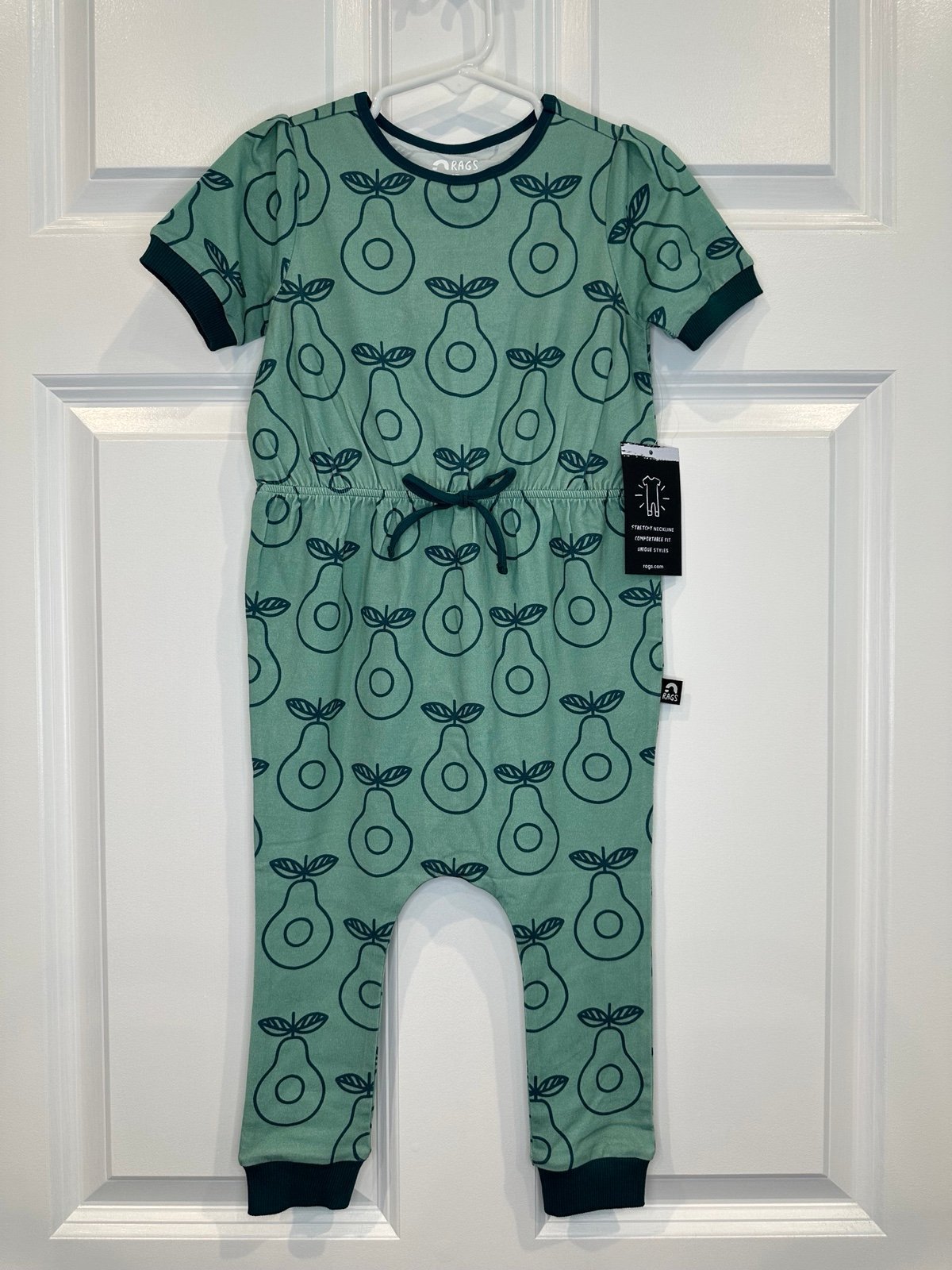 Rags To Raches Pear Romper Size 2T NWT