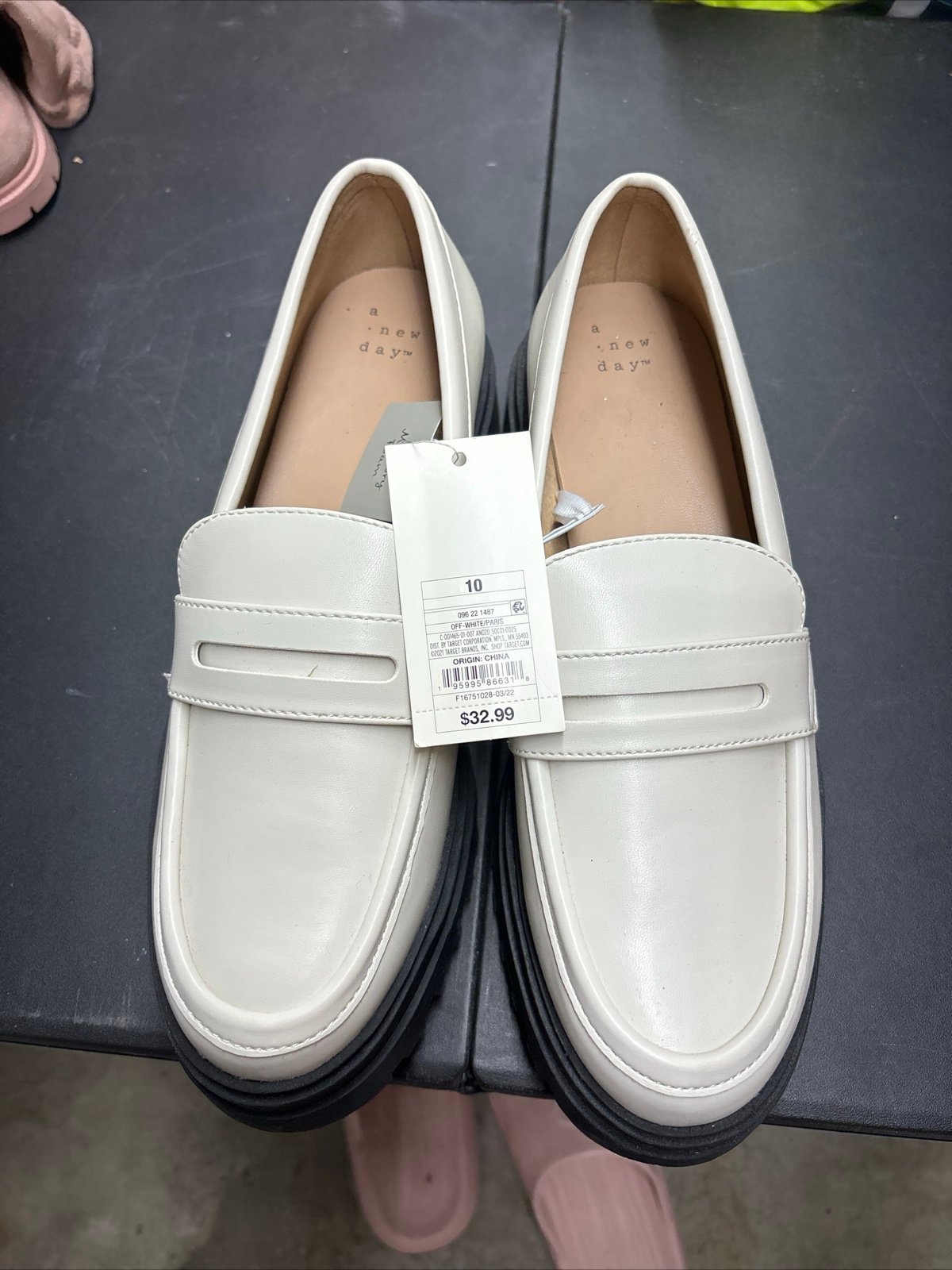 Women's Paris Platform Loafers - a New Day Off-White