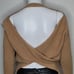 Anthropologie ASTR The Label Sweater Twist Knot Open Back Top Women's Sz Medium