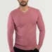 X ray Jeans V-Neck Sweater, Men's Size 2XL, Heather Raspberry, Long Sleeve. NWT