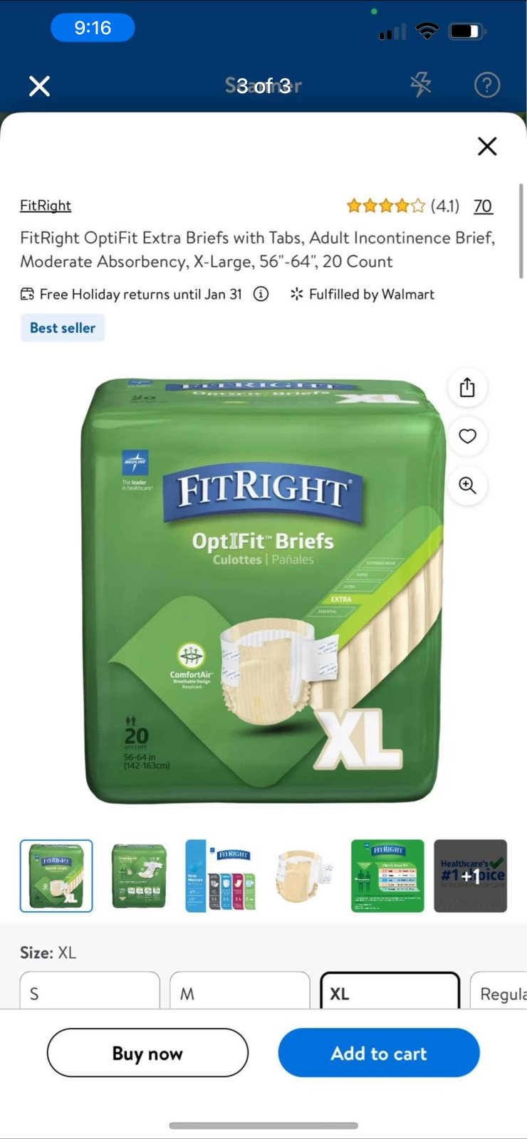 Adult diapers