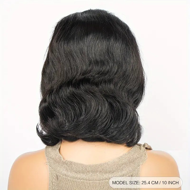 Wig With Baby Hair Natural Color -4sz3