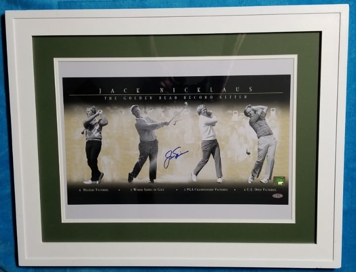 Jack Nicklaus autograph signed collage
