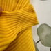 Vintage B. Altman & Co. saks fifth ave wool blend bright yellow ribbed sweater