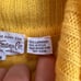 Vintage B. Altman & Co. saks fifth ave wool blend bright yellow ribbed sweater