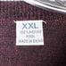 Gordon 100% Merino Wool V-Neck Long Sleeve Sweater Mens XXL Heathered Eggplant