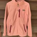 Women’s LL Bean zipper front burnt orange Fleece jacket size XL REG