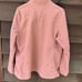 Women’s LL Bean zipper front burnt orange Fleece jacket size XL REG