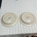 NWT TWO Rustic Retreat Dinner Plates. Tan. Pine trees. No chips or cracks