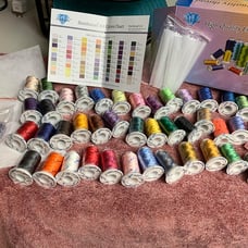 40 Colors 40 Weight Polyester Embroidery Machine Thread Kit 550Y(500M) for Broth