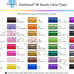 40 Colors 40 Weight Polyester Embroidery Machine Thread Kit 550Y(500M) for Broth