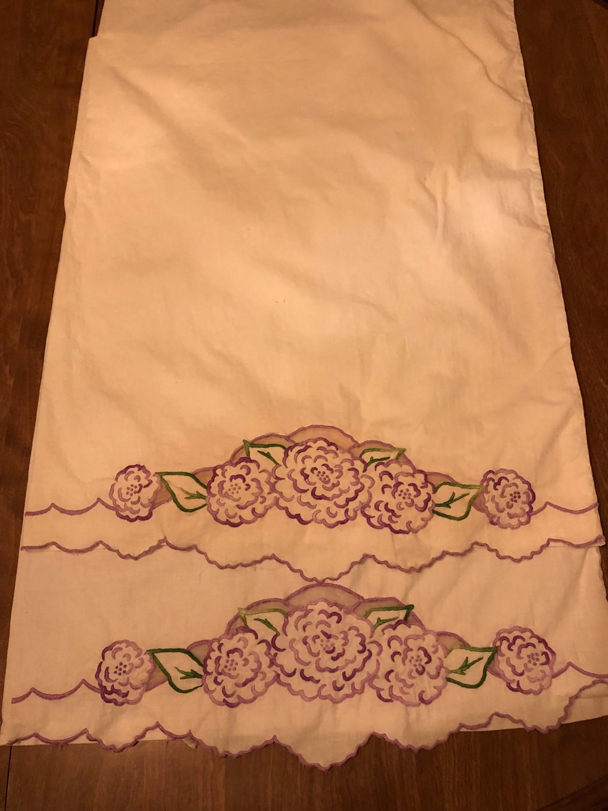 Vintage Purple Carnations Matching Pillowcases