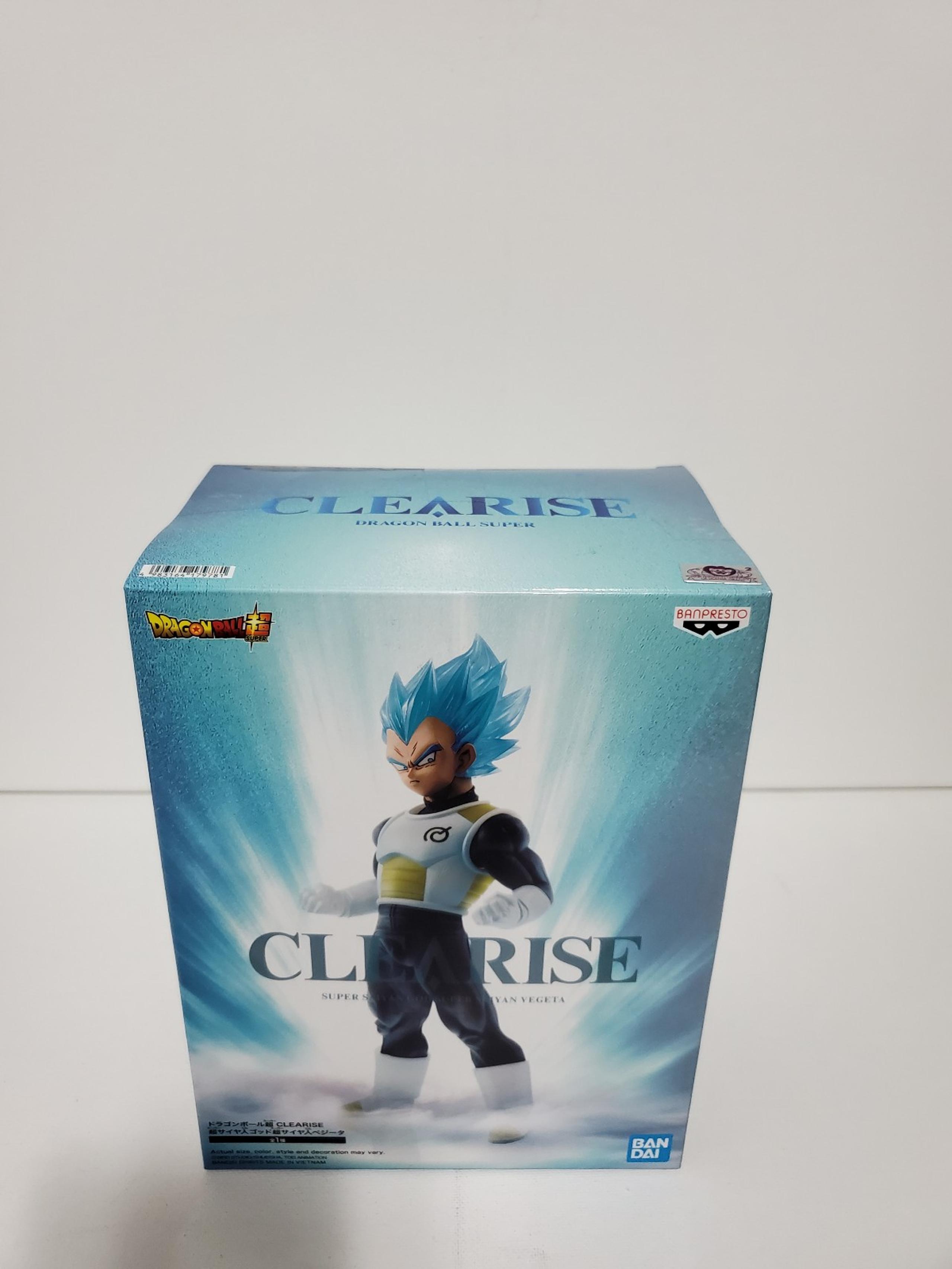 Dragon Ball Z Clearise Super Saiyan God Vegeta Anime Figure - BANPRESTO