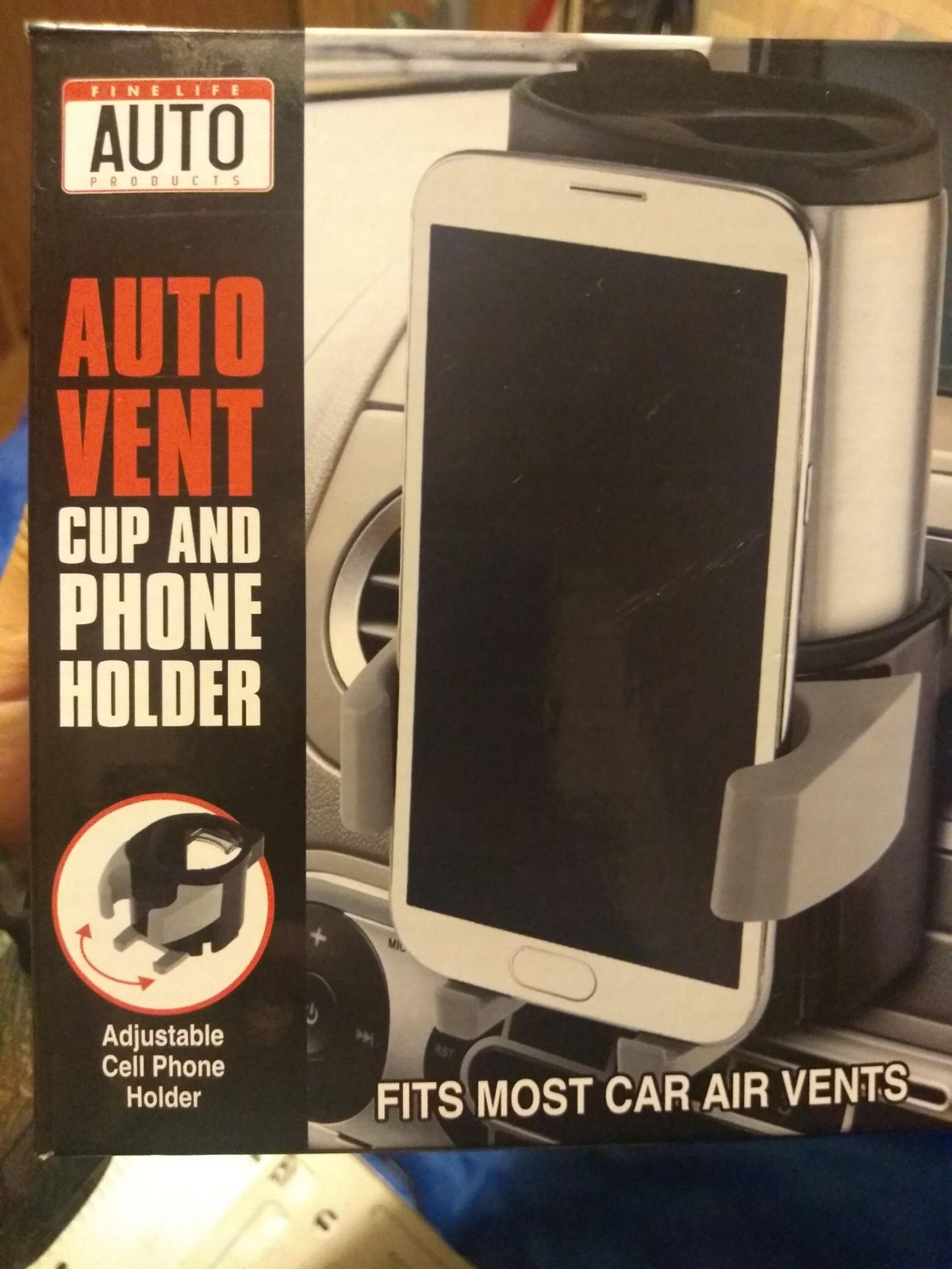 Cup holder cellphone