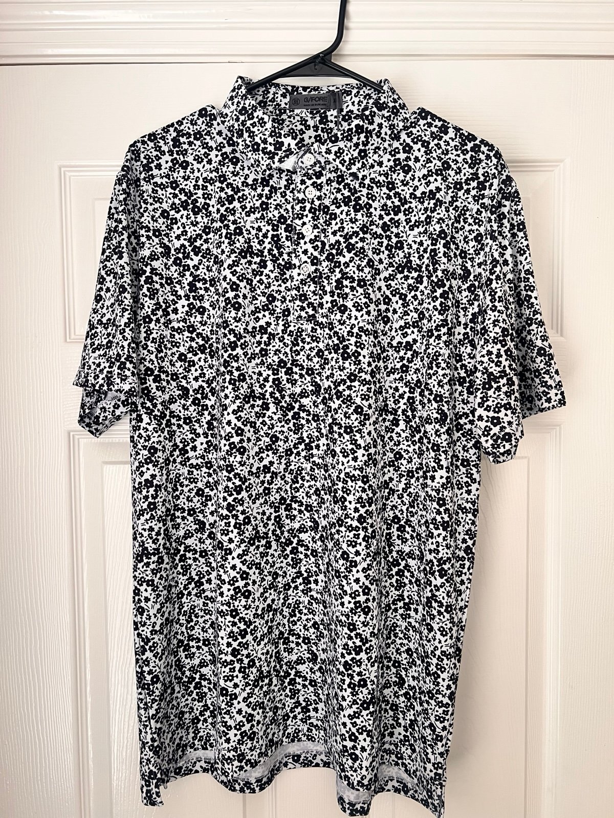 GFORE Floral Print X-Large Golf Polo