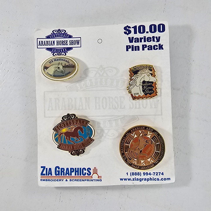 Arabian Horse Show Pin Set US Nationals Tulsa Scottsdale Albuquerque 2007 2008