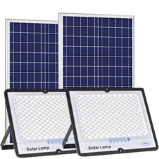 300W Solar Flood Lights Outdoor Dusk to Dawn, 30000 LM Solar Lights Outdoor