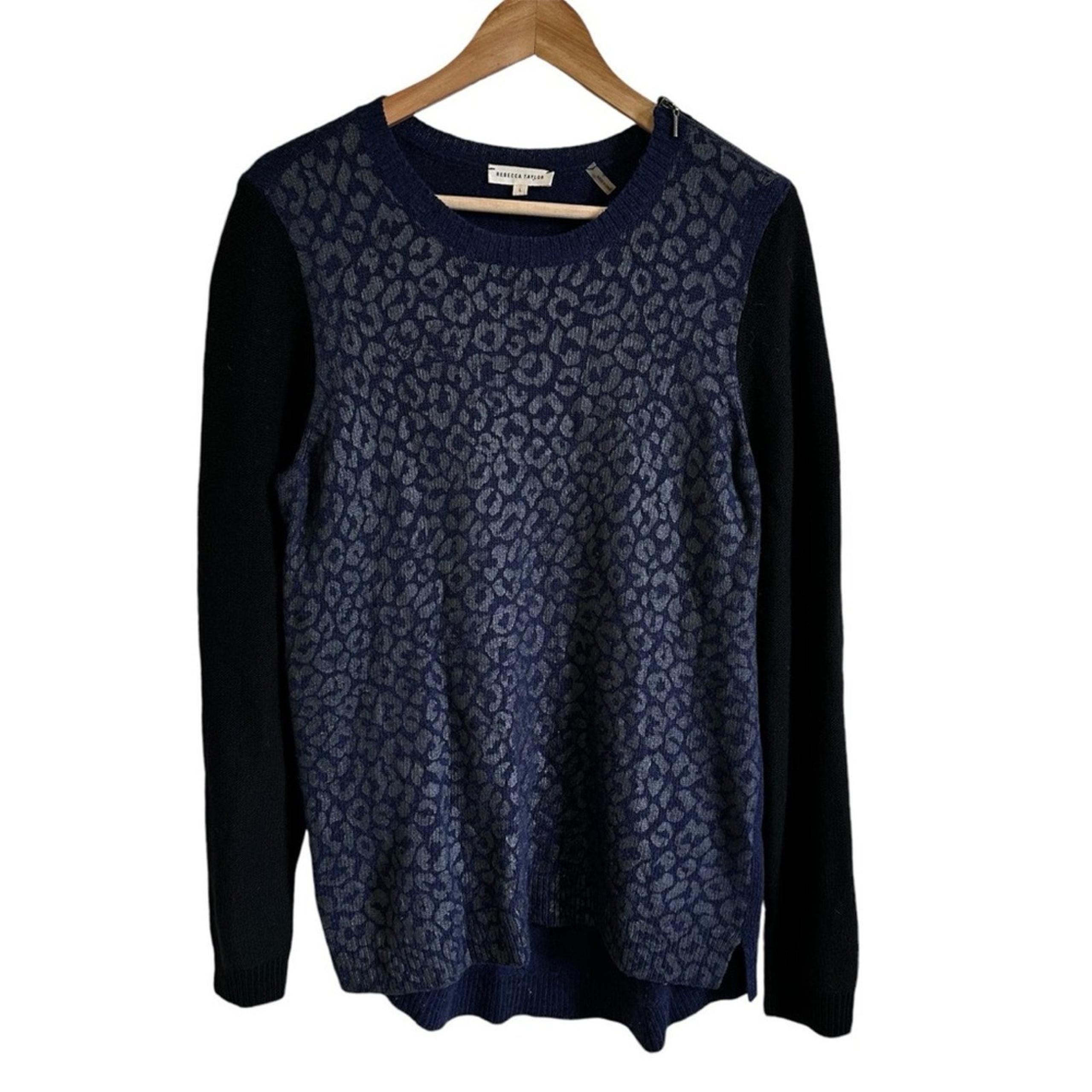 Rebecca Taylor women’s sweater large animal print