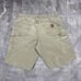 Carhartt Shorts Men's Brown 35x10 Baggy Carpenter Workwear Shorts 00's AW42