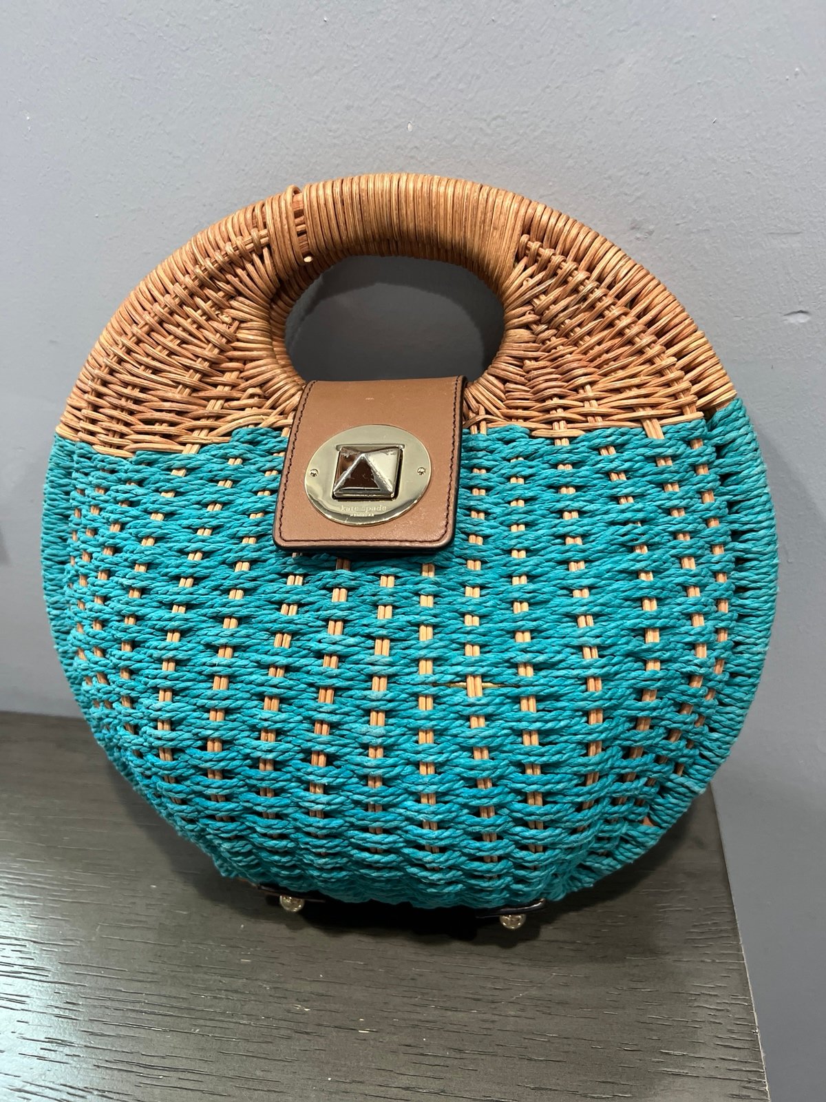 Kate Spade york Basket Bag Blue
