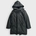 Helmut Lang Quilted Liner Mods Coat Charcoal Black Men's