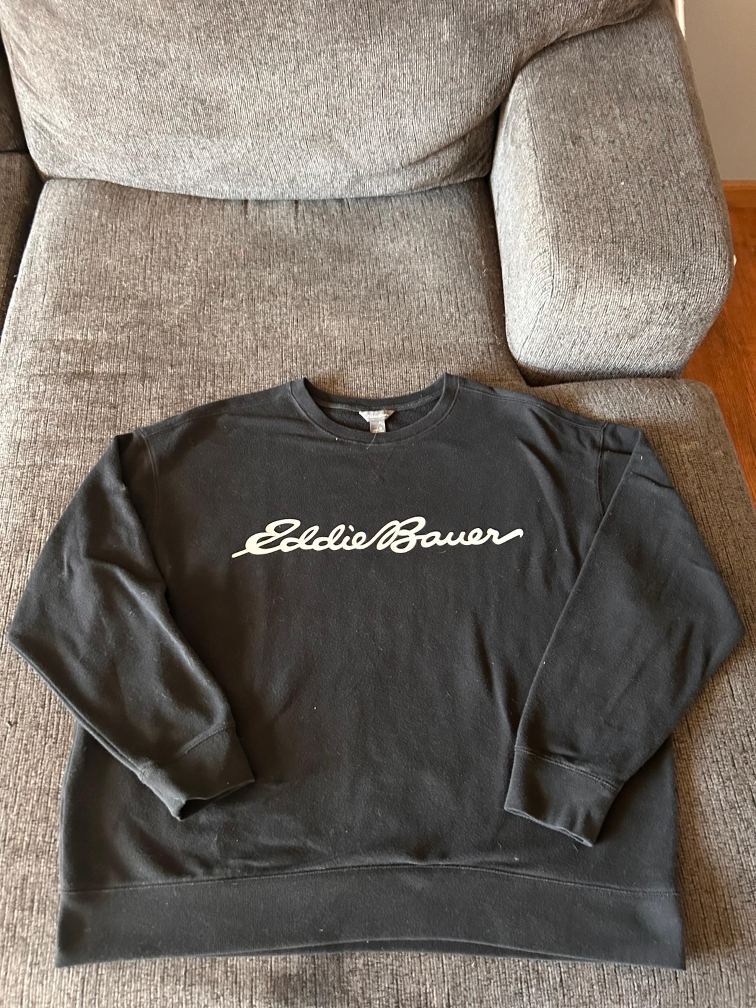 Eddie Bauer Black Crew Neck Women’s Xl