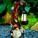 Gnome Garden Decor Statue Solar Outdoor Decorations Mom Gift