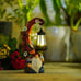Gnome Garden Decor Statue Solar Outdoor Decorations Mom Gift