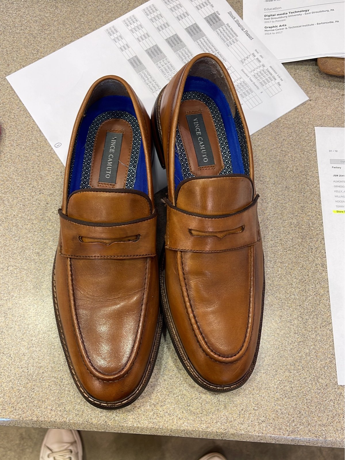 Vince Camuto layton penny loafers
