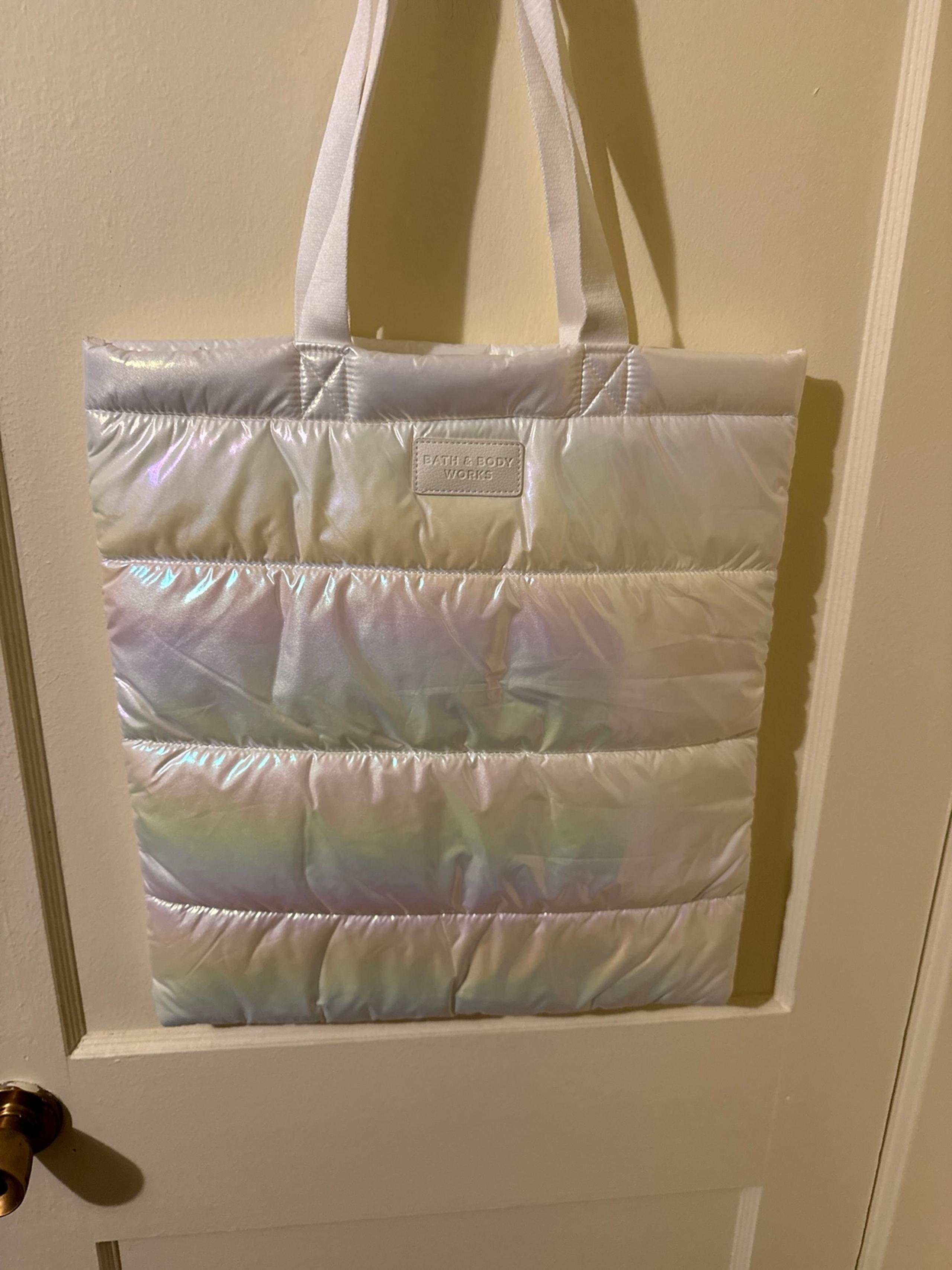 Bath and Body Works Opal Colored Tote Bag