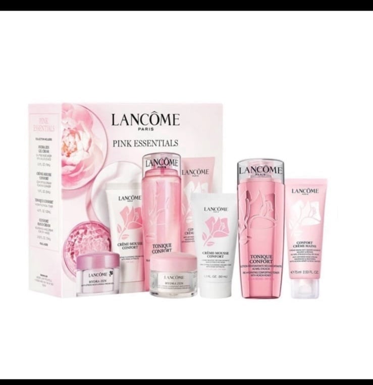 NEW Lancôme HYDRA ZEN ESSENTIAL CARE (NWT 4-Piece Hydrating Skin Gift Set