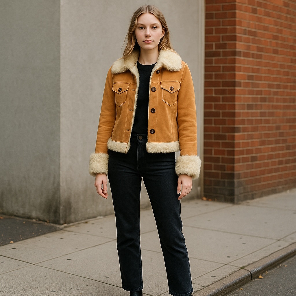 Ugg tan and cream vintage