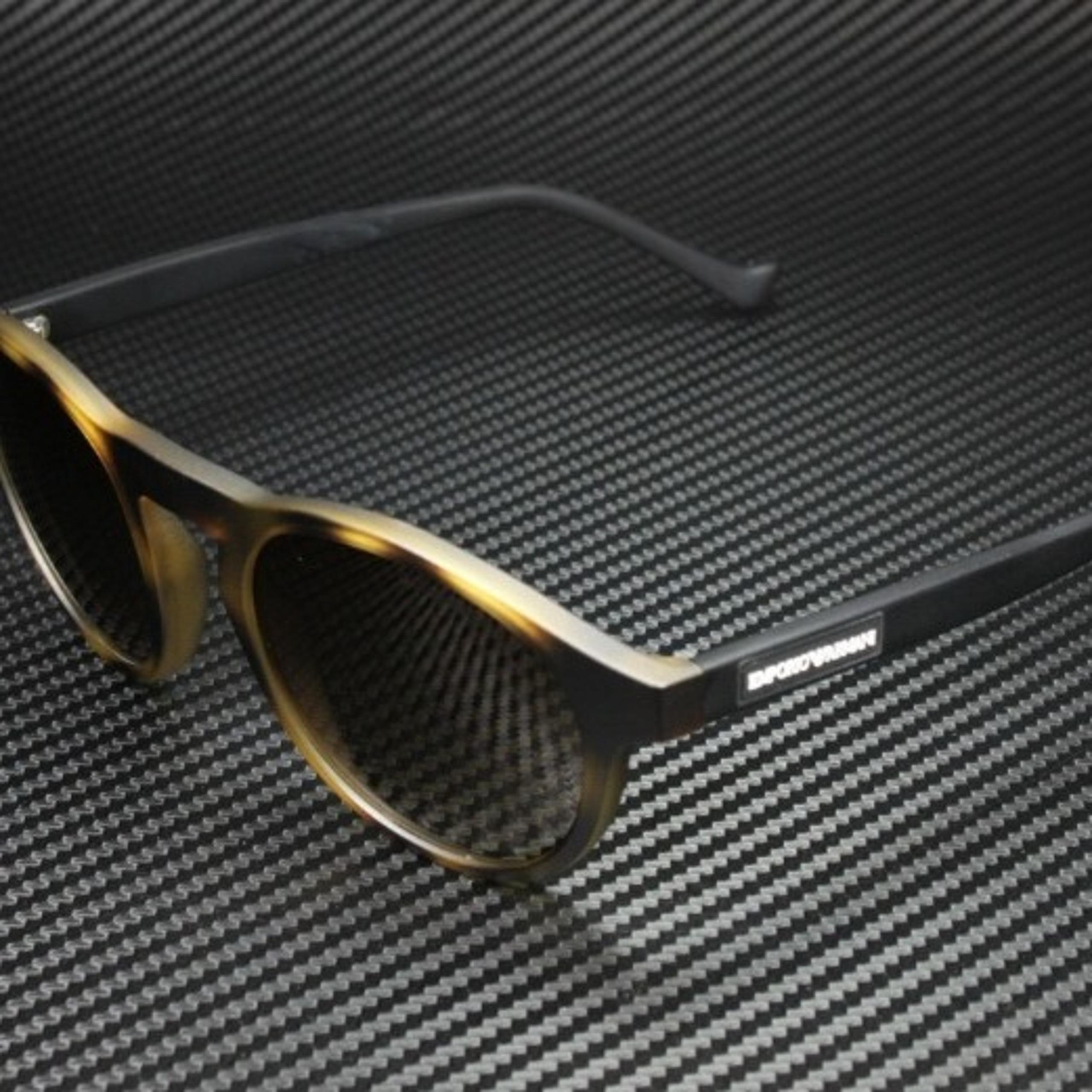 Emporio Armani Men's Matte Havana Brown 52mm Sunglasses!