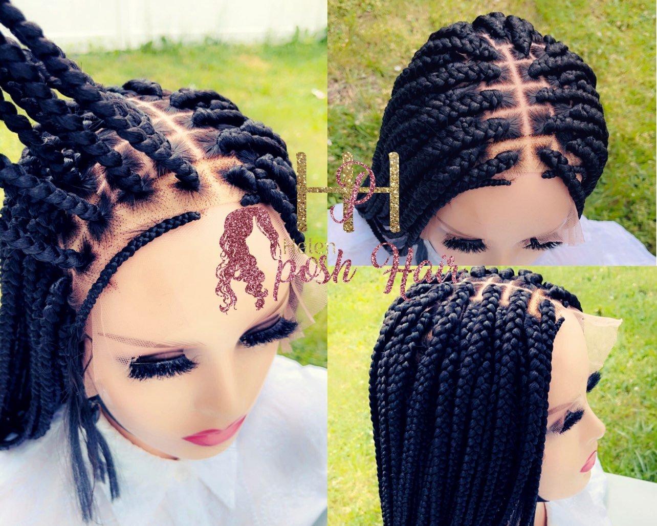 Medium braids wig