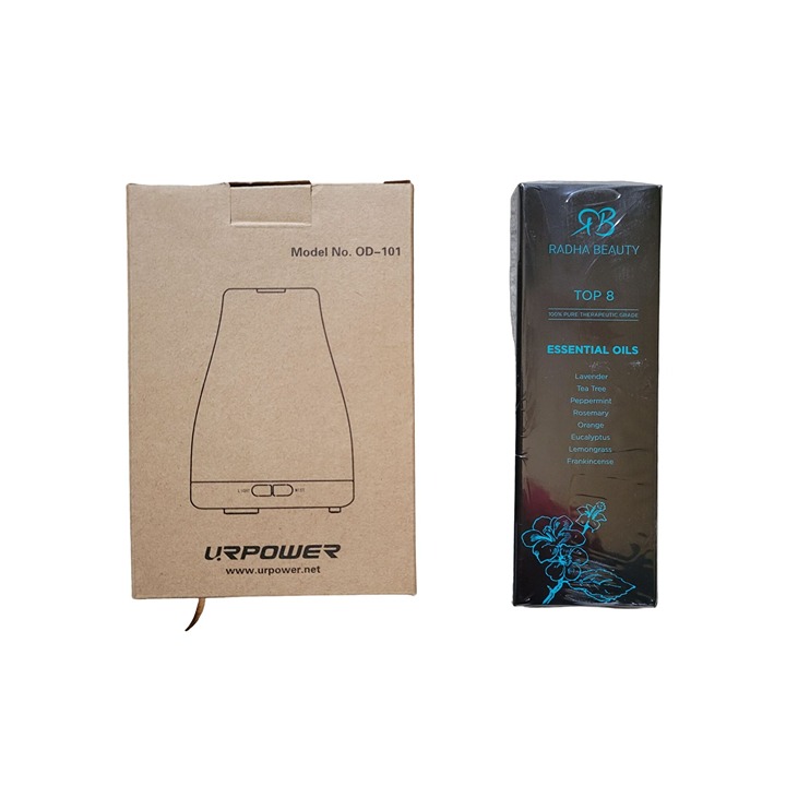 **NEW** Essential Oil Diffuser AND Top 8 Essential Oil Set