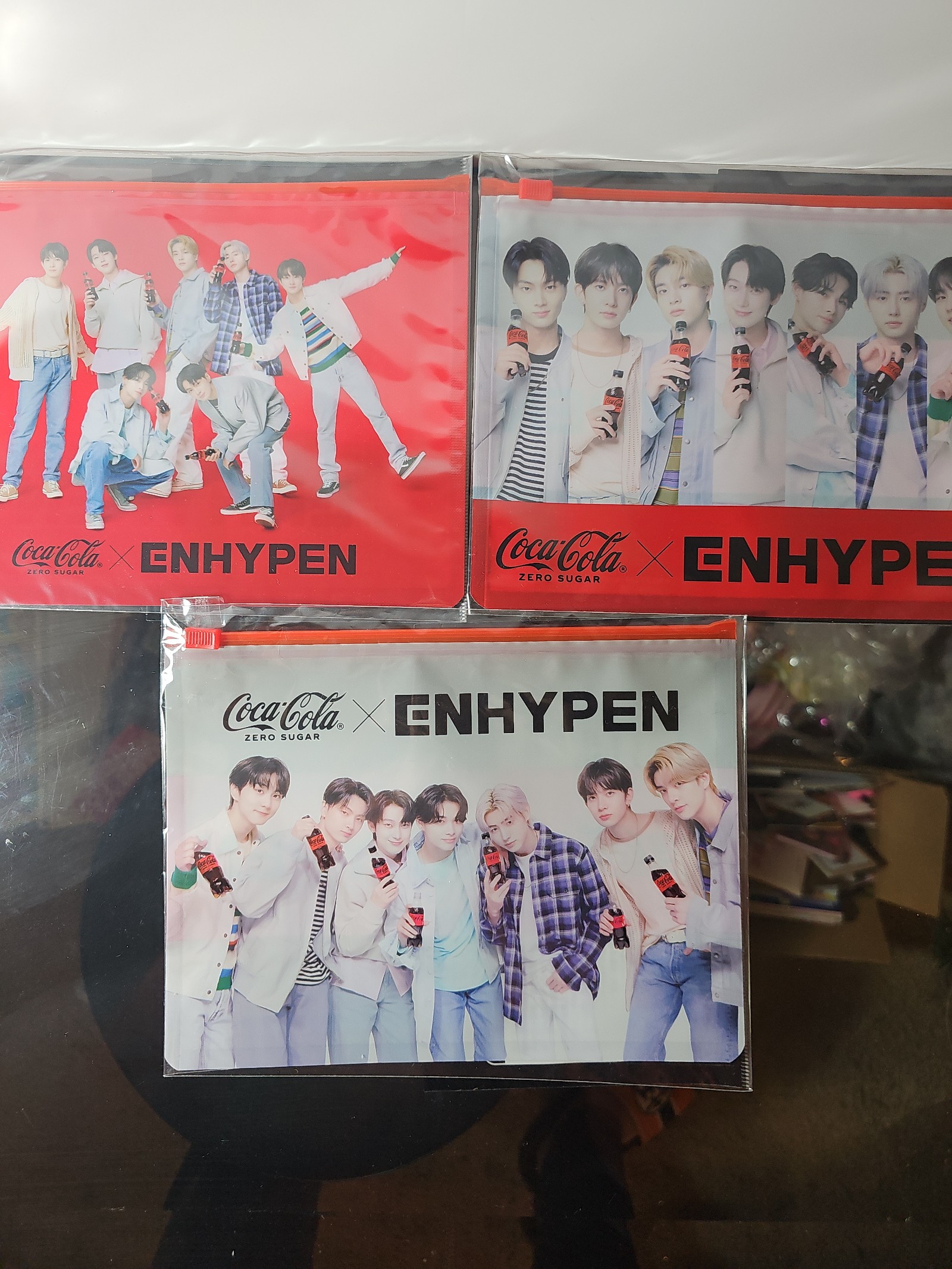 Enhypen Coca Cola Slider Pouch Limited Edition kpop
