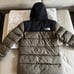 The north face puffer coat olive green