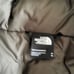 The north face puffer coat olive green