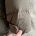 The north face puffer coat olive green