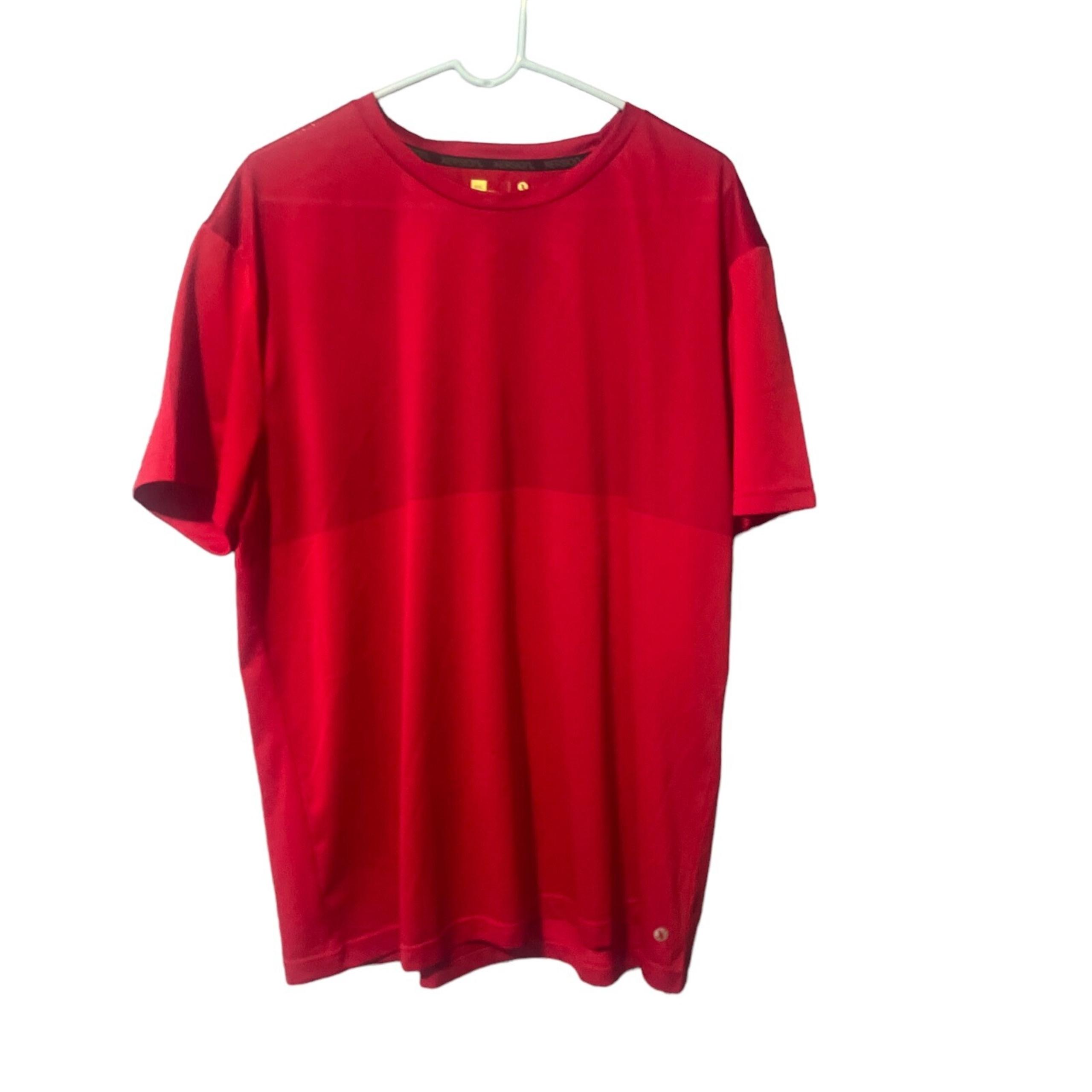 Xersion Men's Red T-Shirt XXL Crew Neck Short Sleeve