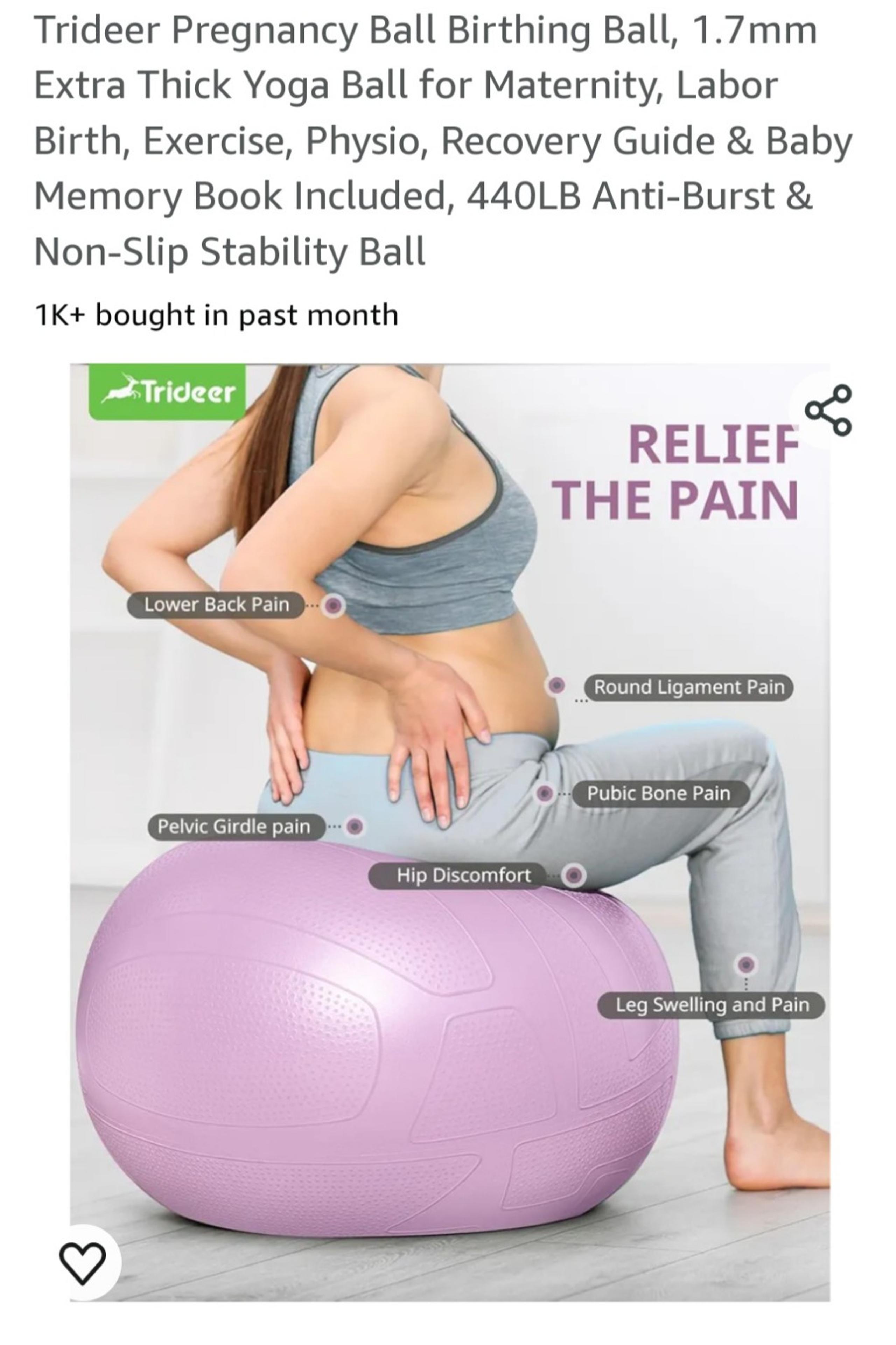 Pregnancy exercise ball