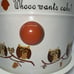 Vintage Metal Owls “Whooo Wants Cake?” Double Pie Cake Cupcake Carrier Cover