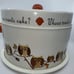 Vintage Metal Owls “Whooo Wants Cake?” Double Pie Cake Cupcake Carrier Cover