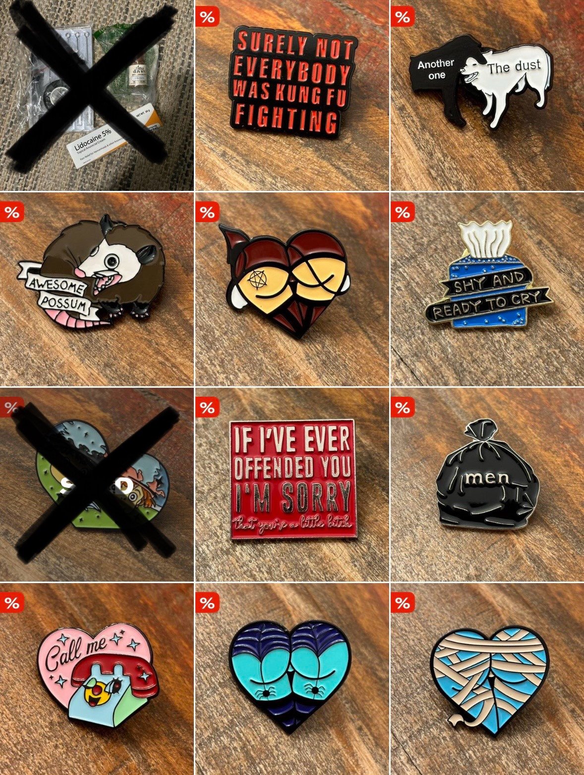 Enamel pins