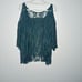 Free People lace cold shoulder blouse si